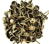 Springfield Leather Companys Oxford Hammered Nail Tacks Antique Brass 5/8" 100pk