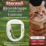 Eigenschaften Staywell  / STAYWELL 280 Katzenklappe 4-Wege transparent/weiß #08225
