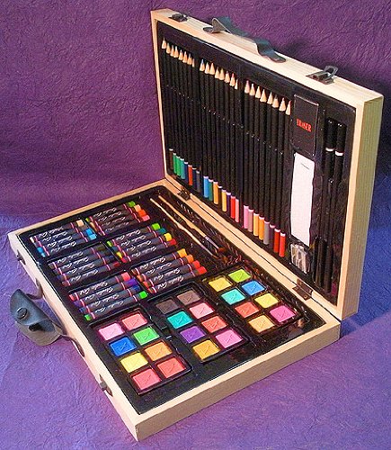 Wooden Art & Craft Supplies Set