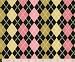 By The Yard Preppy Pink Argyle Flannel Quilt Fabric