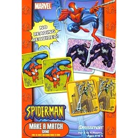 Pressman Spiderman Make a Match Travel Game