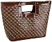 Magid Herringbone Matte Cut Out Tote