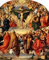 Adoration Of The Trinity Albrecht Durer Art Print