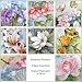 Flower Note Cards Floral Fine Art Watercolor Notecards (Set of 8) Blank Greeting Cards