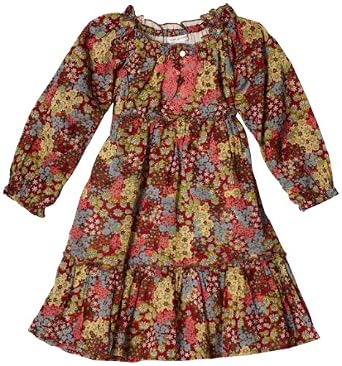 Mimi & Maggie Toddler Girls Earth Flowers Dress