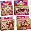 Calico Critters Country Furniture 4 Sets Bedroom, Patio, Dining & Living Rooms