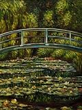 61csuNvHsHL. SL160  Art Reproduction Oil Painting   Monet Paintings: White Water Lilies, 1899   Extra Large 36 X 48   Hand Painted Canvas Art