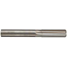 Alvord Polk 827-0 Solid Carbide Reamer, CHC (Short) Length, Straight Flute, Round Shank, Uncoated (Bright)