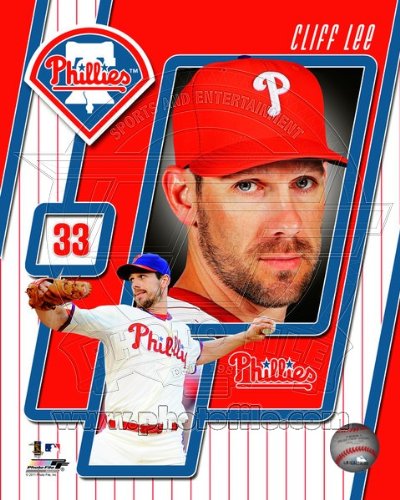 Cliff Lee - Philadelphia Phillies - MLB 8x10 Photo (2011 studio)