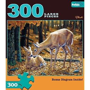 Large Size Wildlife 300 Pieces Autumn Innocence Jigsaw Puzzle