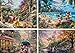 Ceaco Thomas Kinkade The Disney Collection 4 in 1 Multipack Puzzles (500 Piece Each)