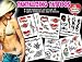 Temporary Tattoos, Tantalizing, 55-Count Packages (Pack of 2)