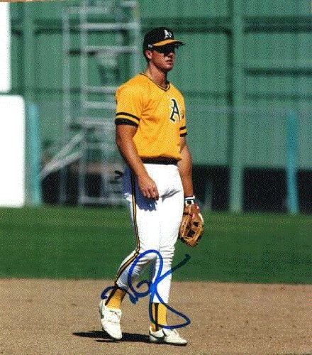 Autographed/Hand Signed 8x10 Photo Mark Mcgwire Oakland A's