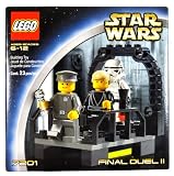 Lego Year 2002 Star Wars Series Movie Scene Set # 7201 - FINAL DUEL II with Walkway on the Second Death Star Plus Luke Skywalker as Jedi Knight, Imperial Officer and Stormtrooper Minifigures (Total Pieces: 23)