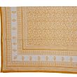 Cotton Sheets for Bed Block Print Queen Size (bshtd638)