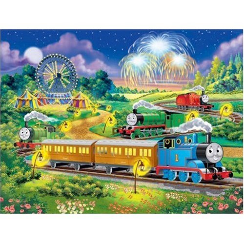 Thomas at the Carnival 100 pc glow in the dark puzzle