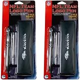 Pro Specialties Baltimore Ravens Team Logo Fine Writing Pens (Set of 2)