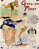 Gaylord Perry Autographed 8x10 Photograph with HOF 91 Inscription