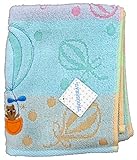 日繊商工 TROUSSEAU バブバルーン フェイスタオル ブルー QGS-4553