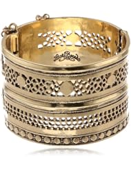 Lucky Brand Tribal Hinge Cuff Bracelet, 2.25"