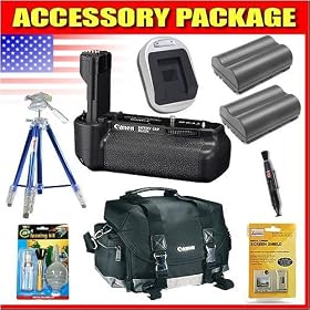 Canon Battery Grip For EOS-40D/30D/20D Digital SLR Cameras - Model BG-E2N Batteries