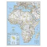 africa classic laminated national geographic reference map