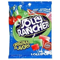 Jolly Rancher Lollipops, 6.4-Ounce Bags (Pack of 12)