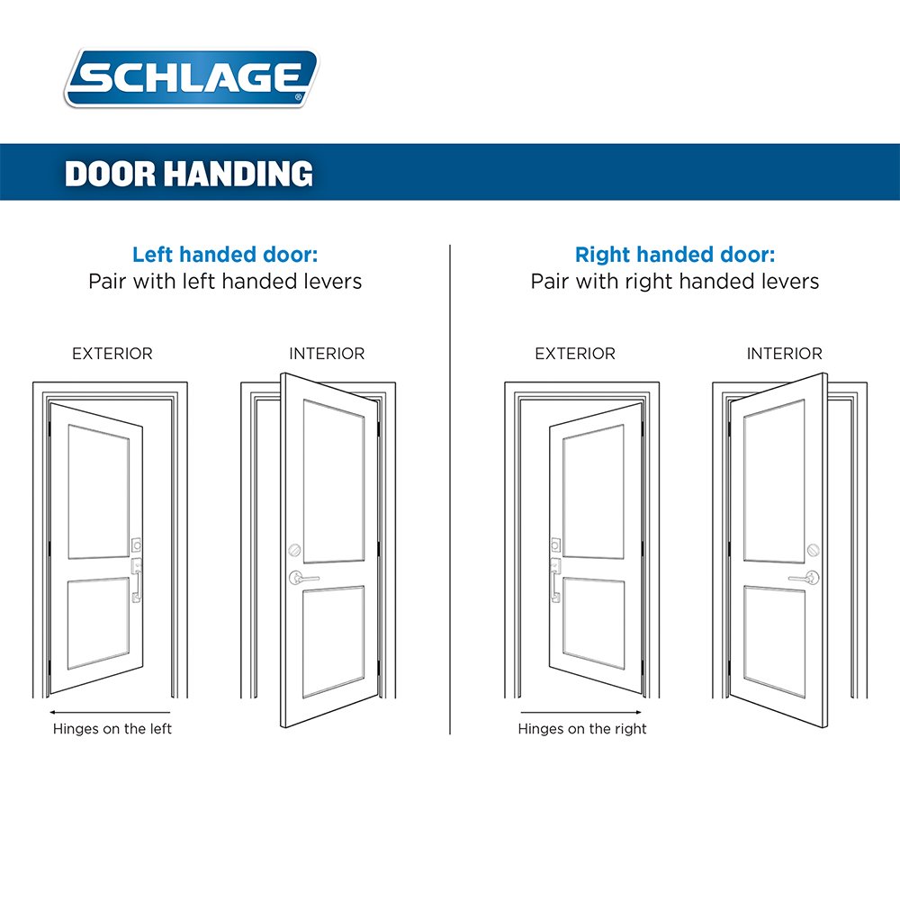 Schlage FE285 CAM 716 ACC RH Camelot Front Entry Handleset Schlage FE285 CAM 716 ACC RH Camelot Front Entry Handleset