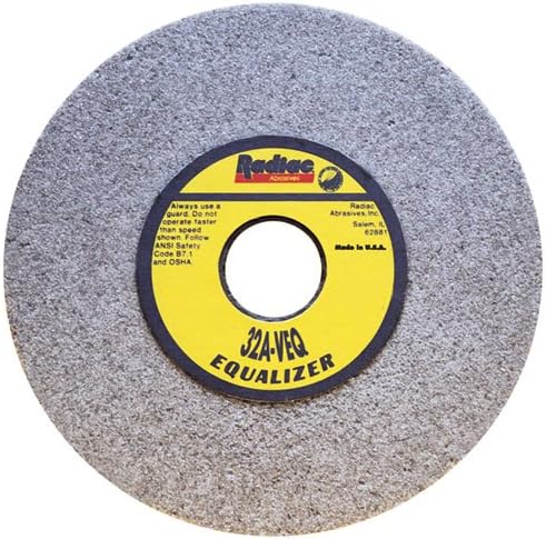RADIAC 32A Surface Grinding Wheel - Size: 8"X 3/4"X 1-1/4" STYLE: Straight - Type 01 - No Recess Specification: 32A46-I8-VEQ