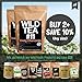 Organic Peppermint Chamomile Tea, Wild Tea #11 Premium Whole Chamomile Flowers with Zesty Peppermint by Wild Foods (2 Ounce)