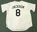 BO JACKSON Chicago White Sox 1993 Majestic Throwback Home Baseball Jersey, XL
