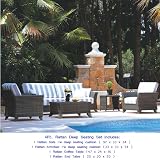 Deep Seating Rattan Patio Set -Maintanence Free Furniture For Your Patio and Garden!