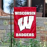 Wisconsin Badgers Garden Flag
