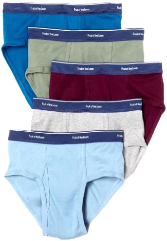 Fruit of the Loom Men's 5 pack low rise collection fashion brief