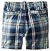Calvin Klein Baby-Boys Infant Yellow Shirt with Plaid Shorts