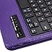 Lilyhood NewStyle Removable Wireless Bluetooth Keyboard ABS Plastic Laptop Stylish Keys and Protective Case for Samsung Galaxy Tab A 8.0