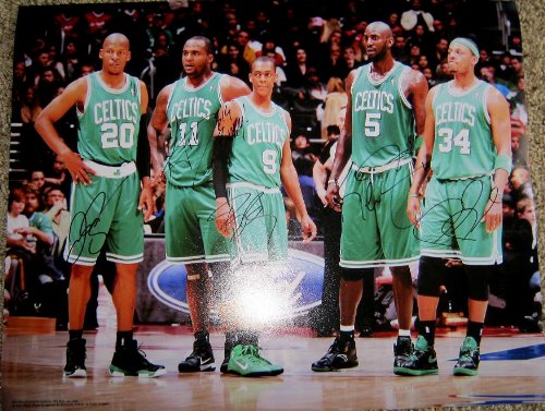 Boston Celtics Autographed / Signed 16x20 Photo