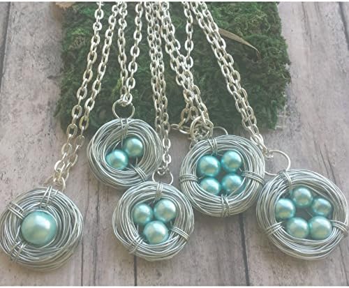Customizable Bird's Nest Necklace, Mothers Day Necklace, Gift for Mom,