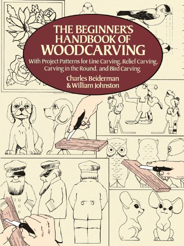 The Beginner's Handbook of Woodcarving: With Project Patterns for Line Carving, Relief Carving, Carving in the Round, and Bird Carving (Dover Woodworking)