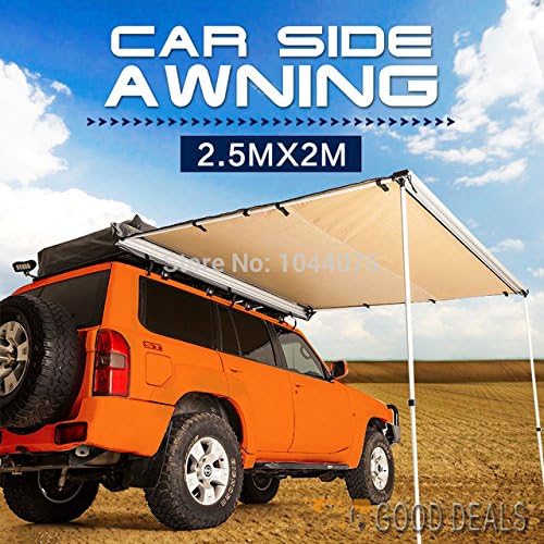 DANCHEL SPORT Outdoor Roof Top Tent Awning, Size 2.5 x 2 Meters