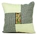 Embroidered Black Pillow Sham