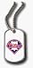 PHILADELPHIA PHILLIES DOMED DOG TAG NECKLACE **