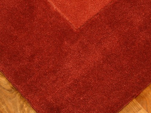 Veranda Contemporary Rug 4x6 - Rust, Hand Tufted