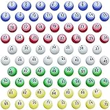 Royal Bingo Supplies Replacement Set Professional Bingo Balls for Large Cages and Bingo Blowers, 1.5-Inch