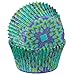 Wilton Standard Baking Cups, Peacock, 75-Pack
