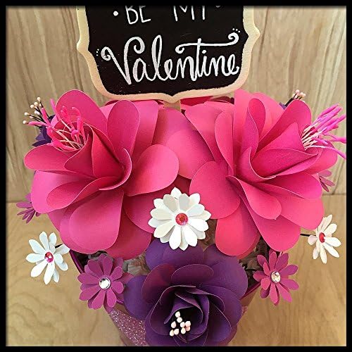 Be My Valentine Paper Flower Arrangement