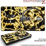 DJ Hero Skin Electrify Yellow fits Nintendo Wii DJ Heros (DJ HERO NOT INCLU ....