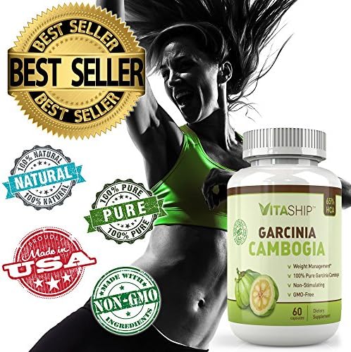 Garcinia Cambogia: Appetite Suppressant and Weight Loss Supplement by VitaShip - The BEST HCA Maximum Strength, Vegetarian Capsules, 30-Day Supply