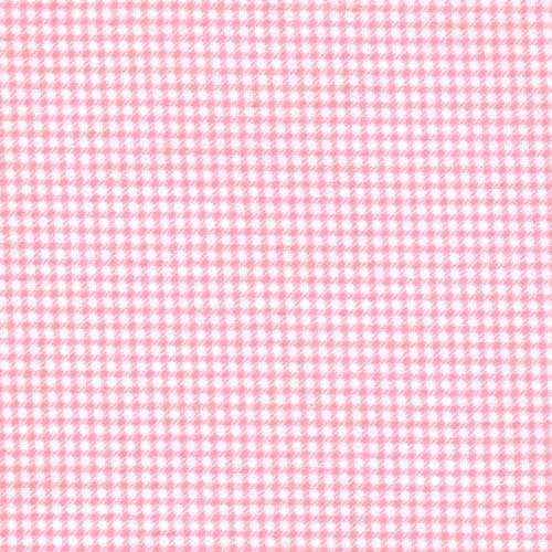 baby flannel Pink Gingham 100 Cotton Flannel Baby Fabric By the Yard