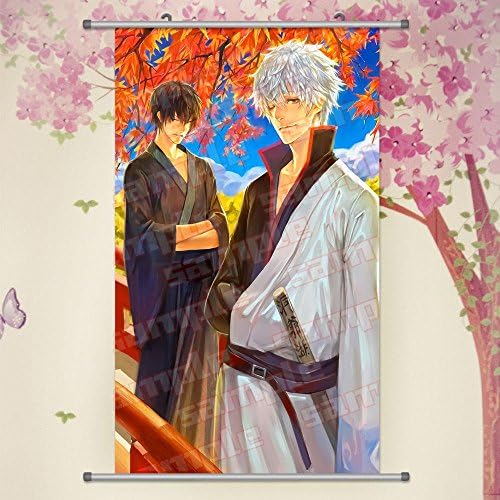 A Wide Variety of Gintama Anime Characters Wall Scroll Hanging Decor (Hijikata Toushirou & Sakata Gintoki 1)